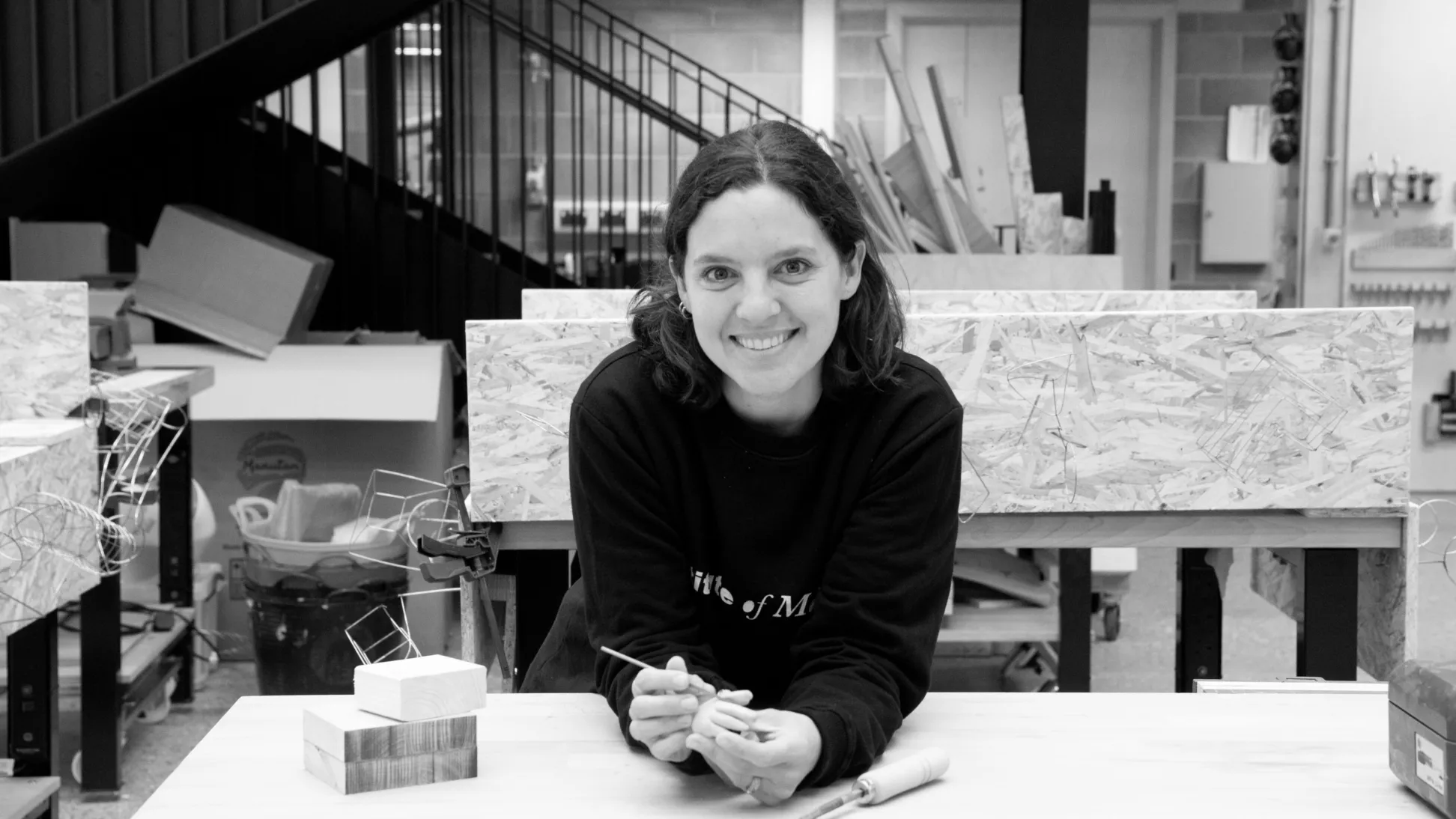 Support technician Angelita Cervero