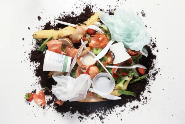 Compost and packaging