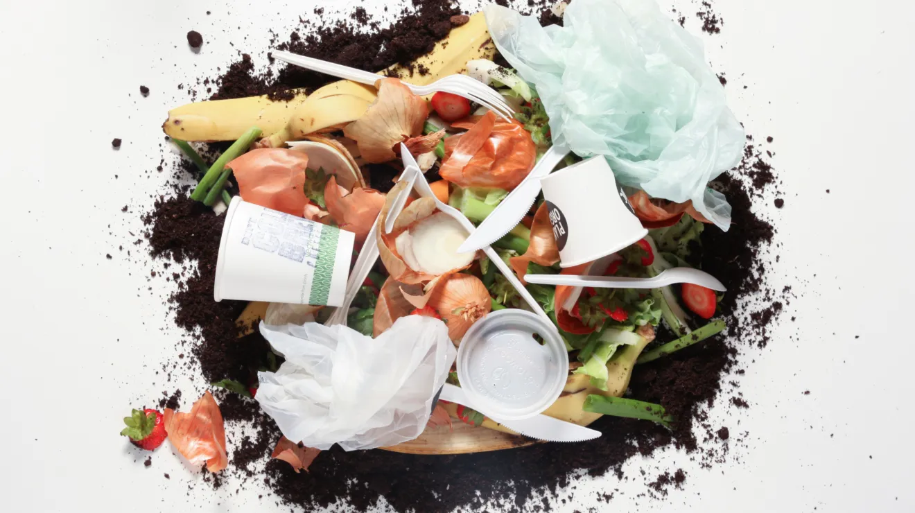 Compost and packaging
