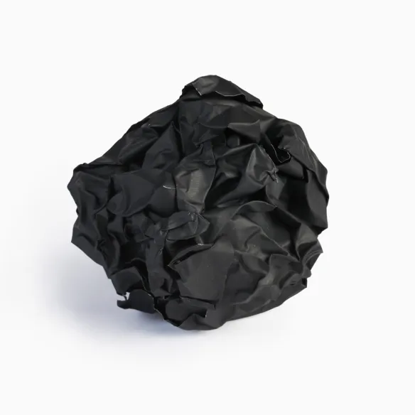 Crumpled cinefoil ball