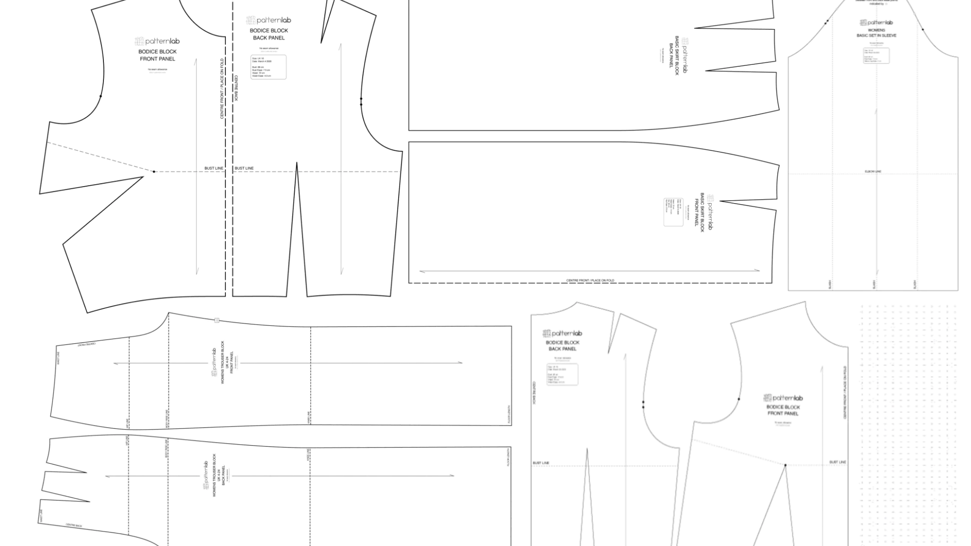 The world of pattern cutting - Institute of Making