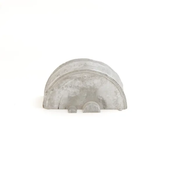 Semicircular aluminum section